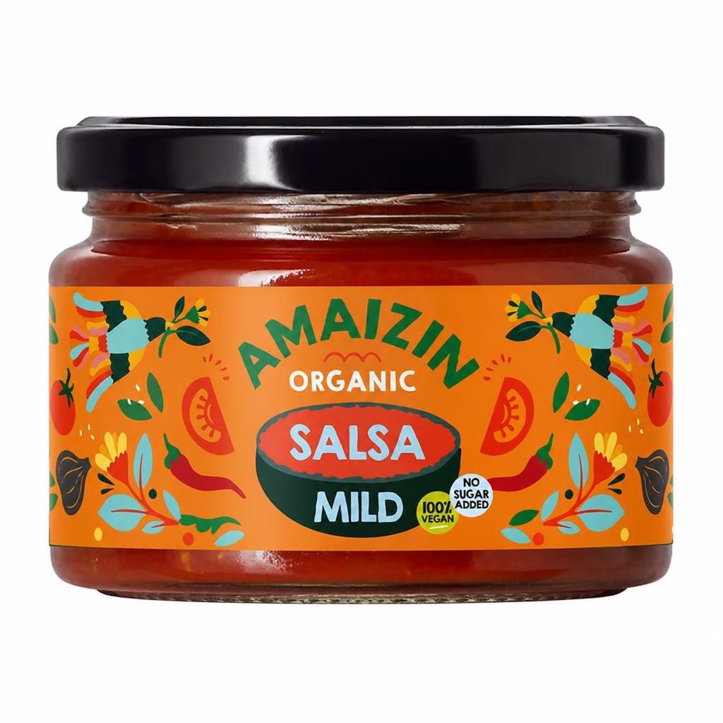 Organic Mild Salsa Dip 260g (Amaizin)