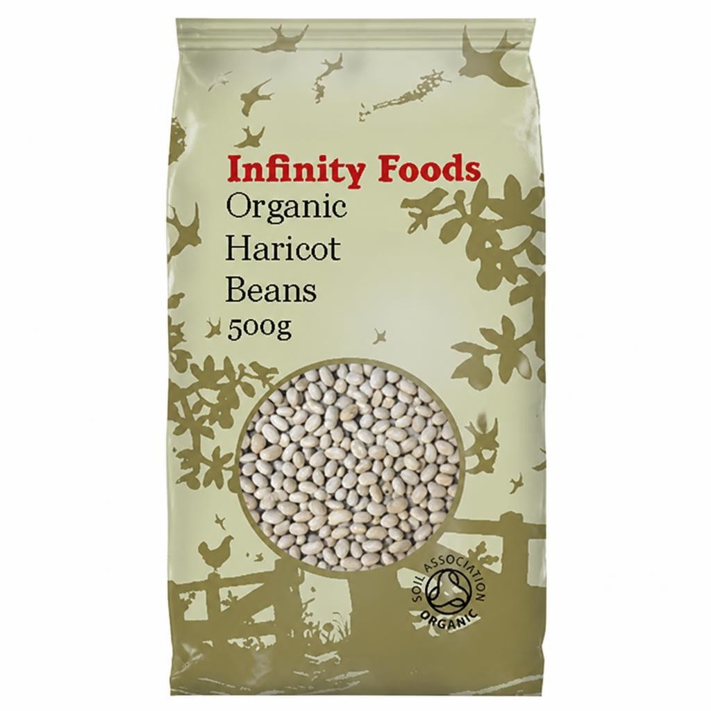 Organic Haricot Beans 500g (Infinity Foods) | Multi