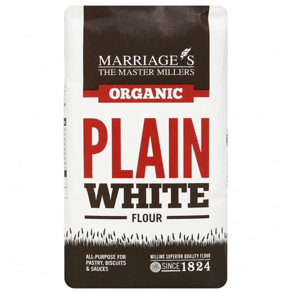 Plain White Flour, Organic 1kg (Marriages) | Multi