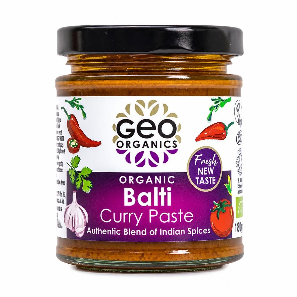 Organic Balti Curry Paste 180g (Geo Organics)