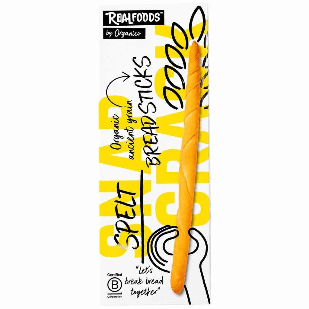 Organic Spelt Breadsticks 120g (Organico)