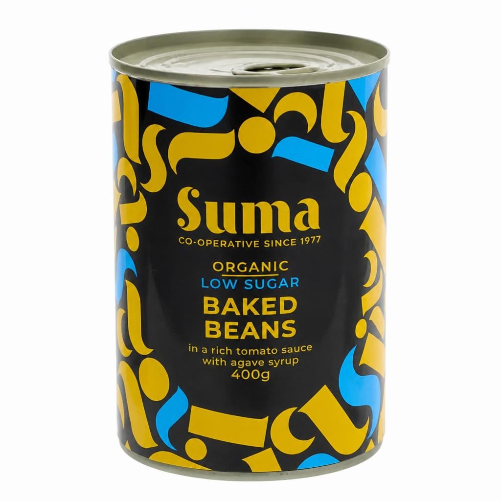 Organic Low Sugar Baked Beans 400g (Suma) | Multi