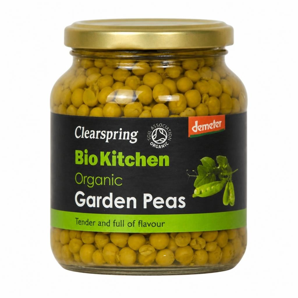 Organic Demeter Garden Peas 350g (Clearspring) | Multi