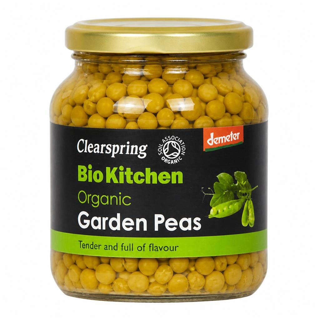 Organic Demeter Garden Peas 350g (Clearspring) | Multi