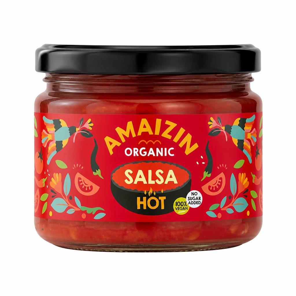 Organic Salsa Hot Dip 260g (Amaizin)