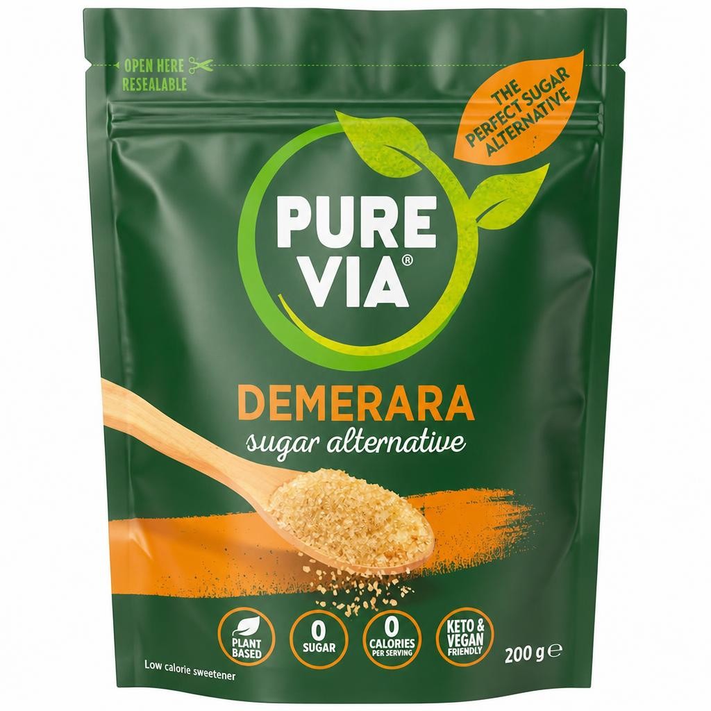 Pure Via Demerara Sugar Alternative 200g