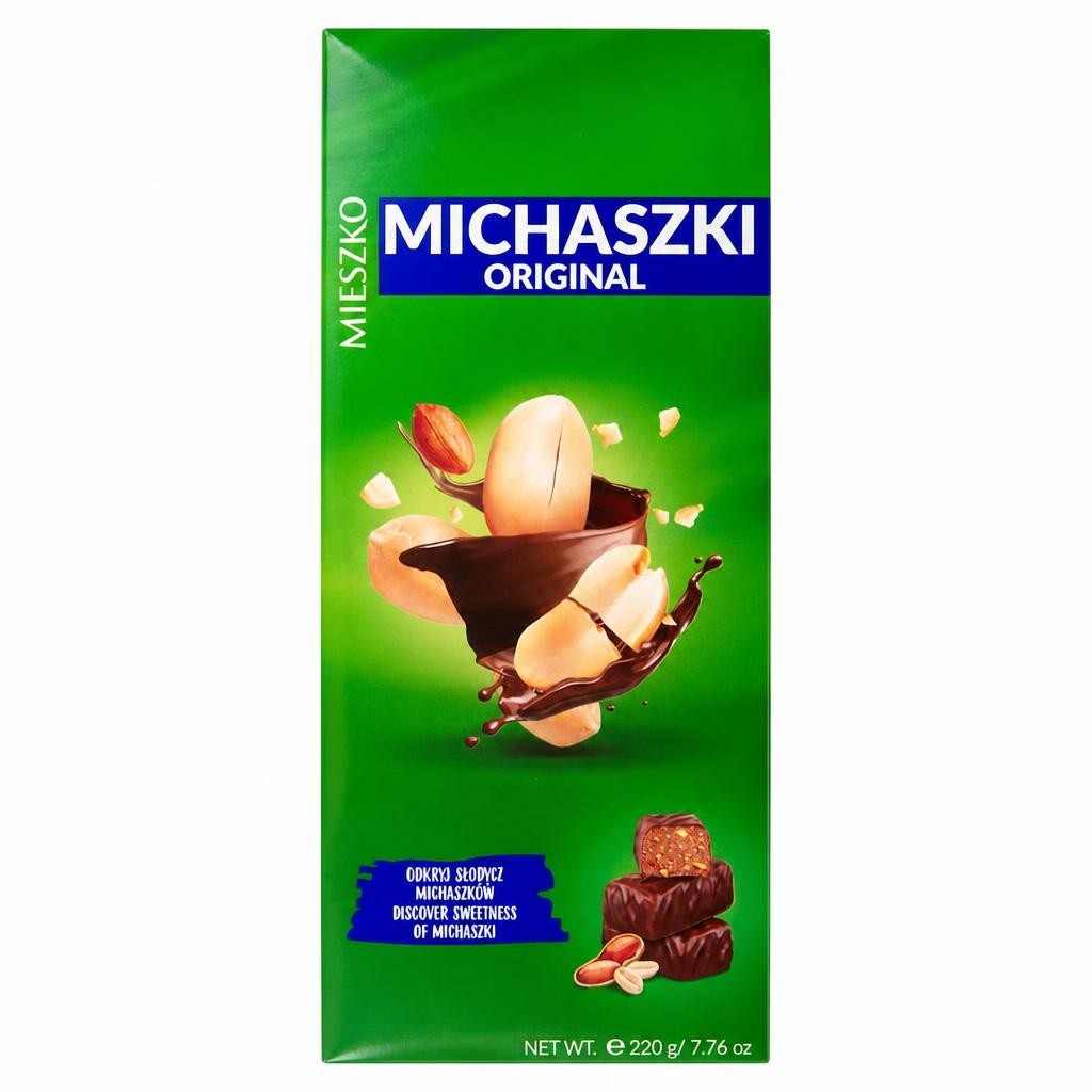 Mieszko Michaszki Original Sweets with Peanuts 220g