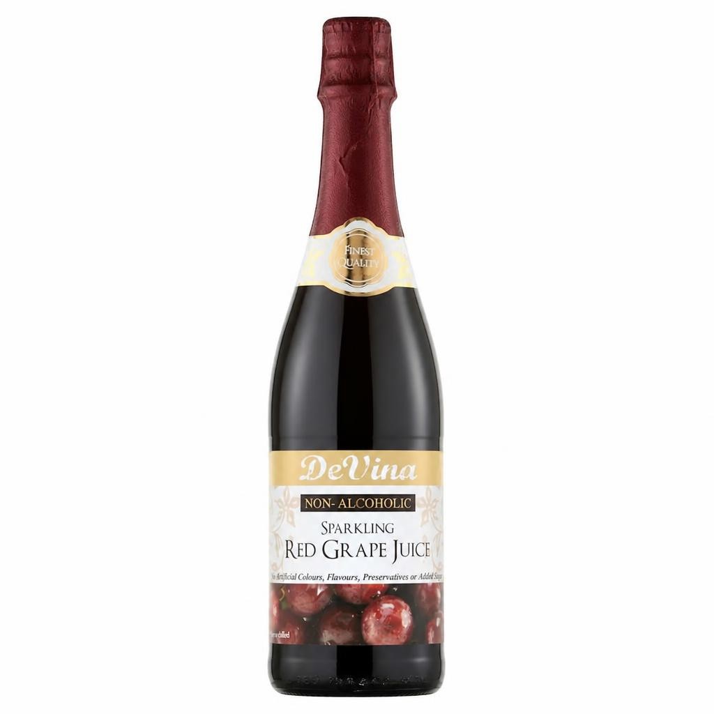 De Vina Sparkling Red Grape Juice 750Ml