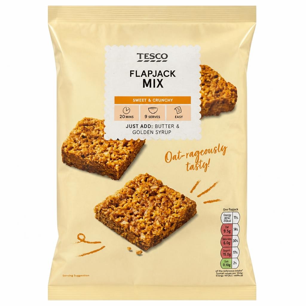 Tesco Flapjack Mix 300G