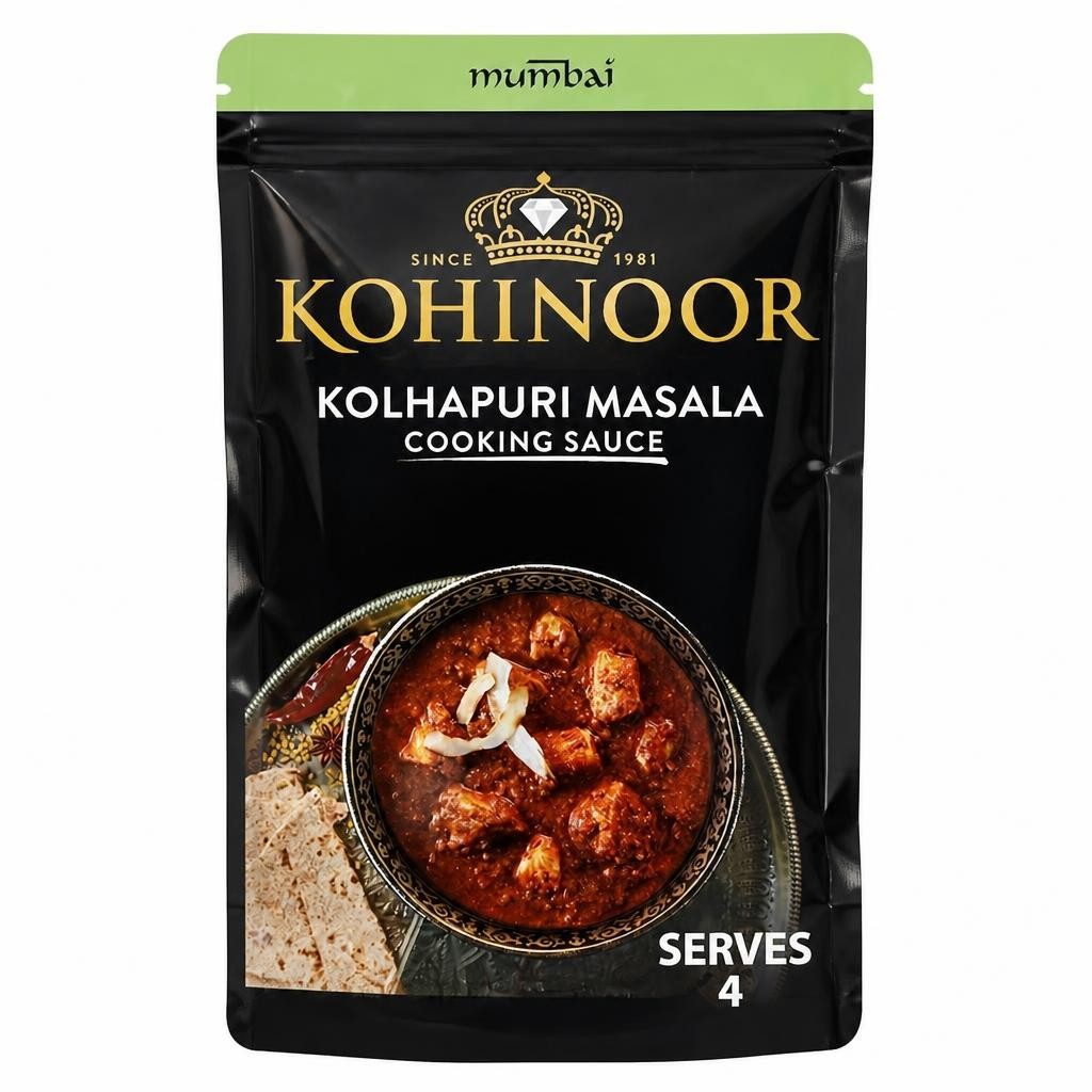 Kohinoor Mumbai Kolhapuri Masala Cooking Sauce 375G