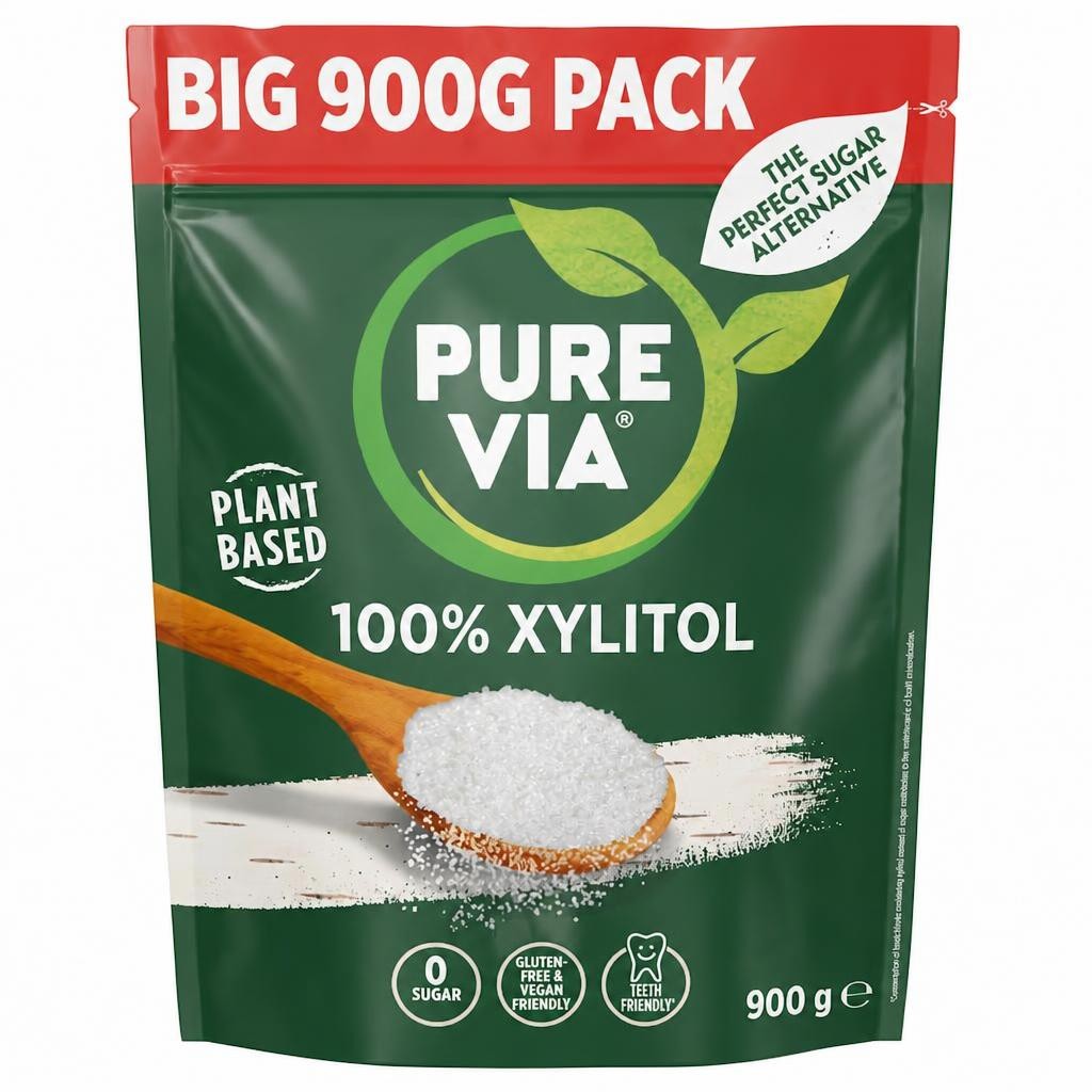 Pure Via 100% Xylitol Plant Based 900G