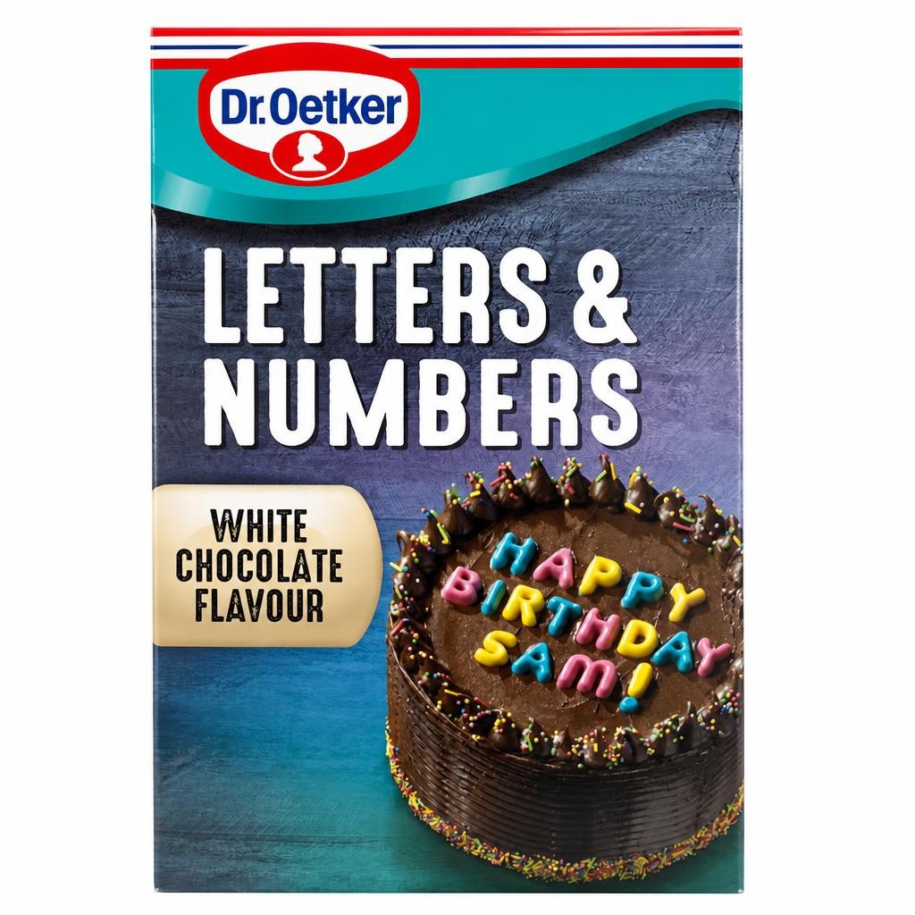 Dr Oetker Letters&Number Colour 40G
