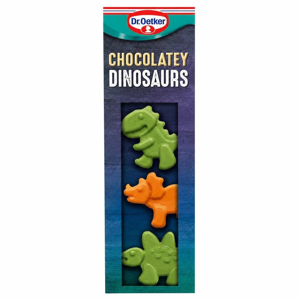 Dr Oetker 12 White Chocolatey Dinosaurs 20G
