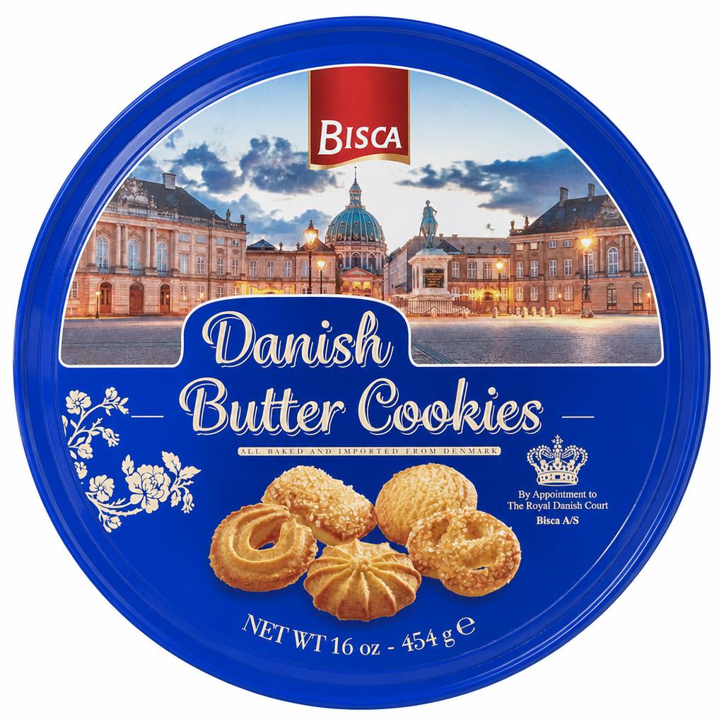 Bisca Danish Butter Cookies 454g