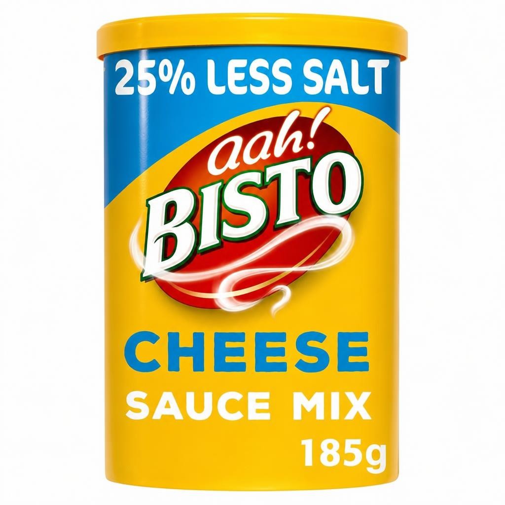 Bisto 25% Less Salt Cheese Sauce Mix 185G