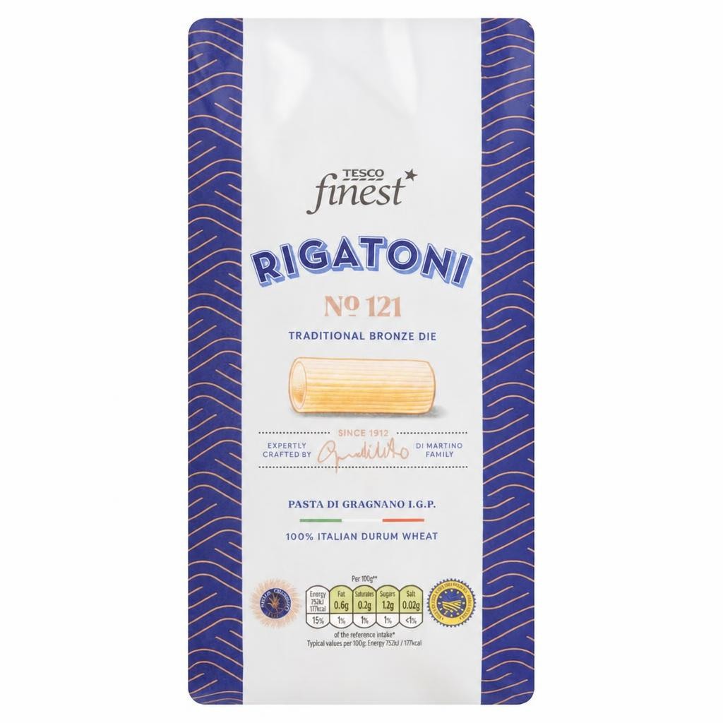 Tesco Finest Rigatoni 500G 500G