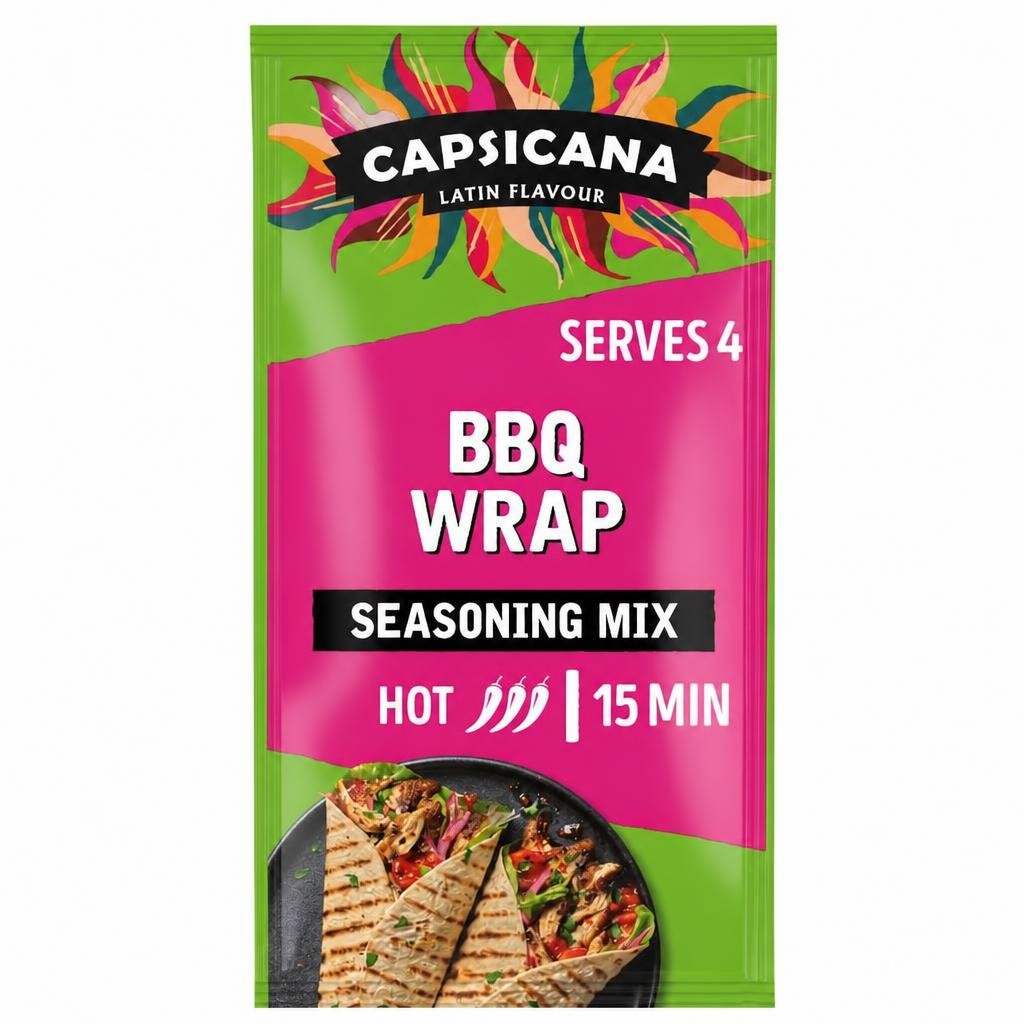 Capsicana Paprika Brazilian Bbq Wrap Seasoning Mix 28G