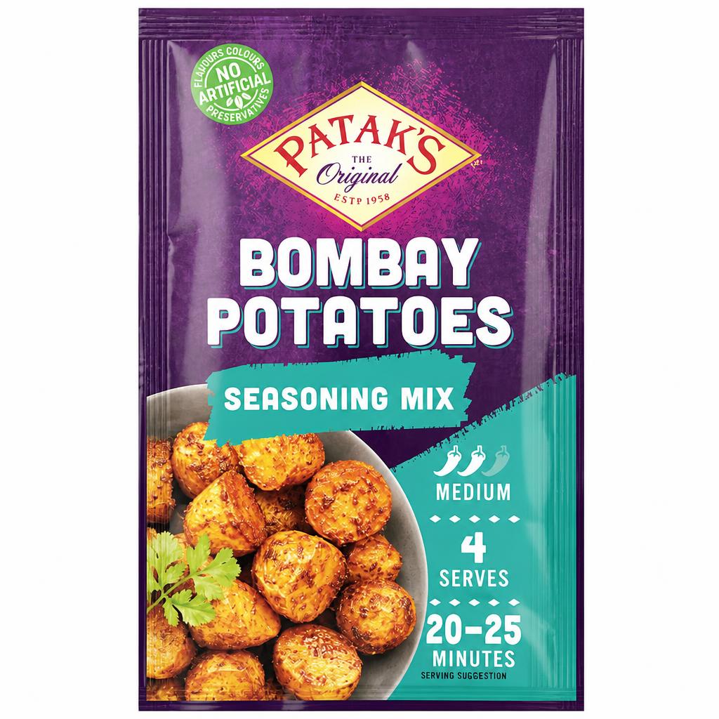 Patak's Indian Bombay Potatoes Spice Mix Seasoning 25g