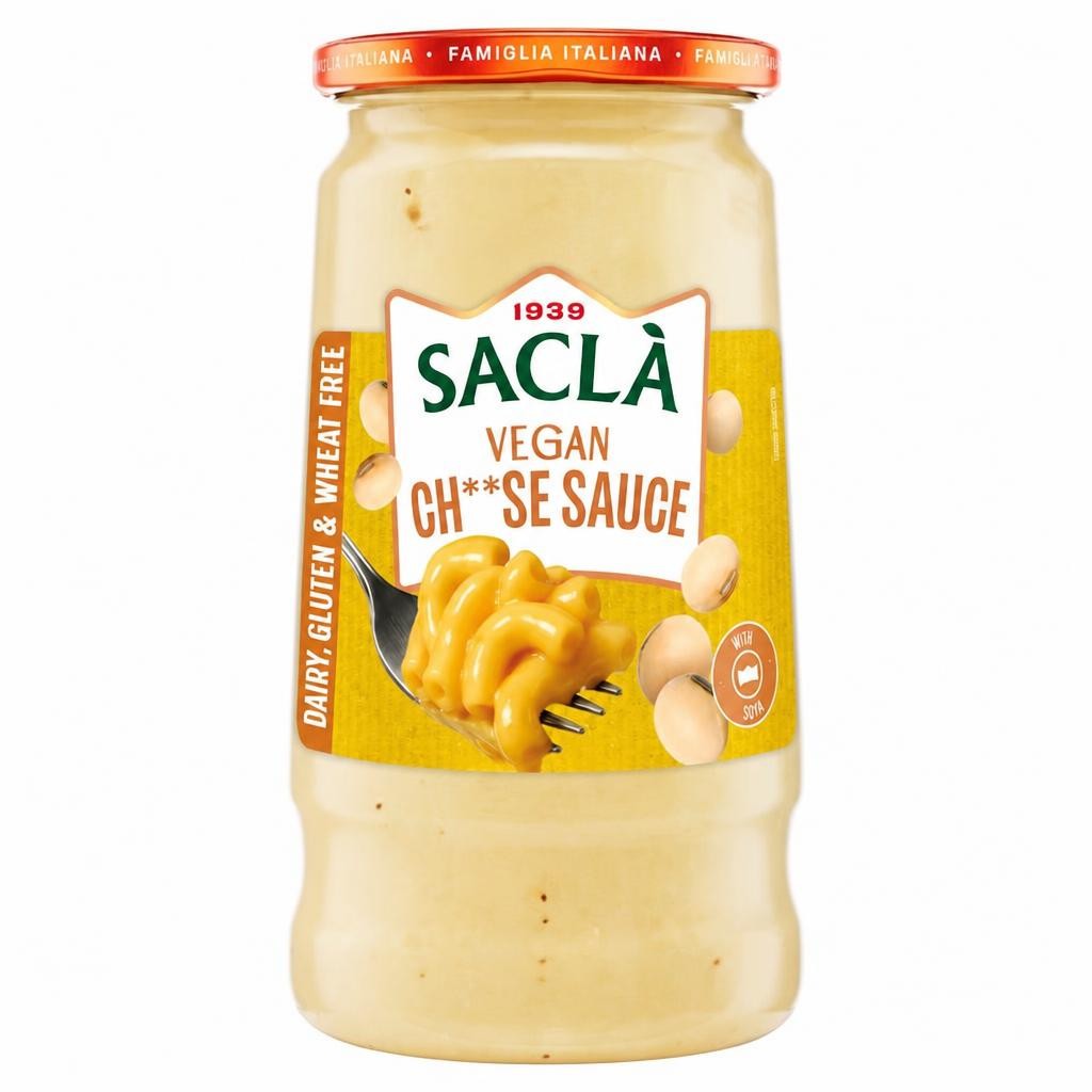 Sacla Vegan Cheese Flavoured White Sauce With Soya 350G