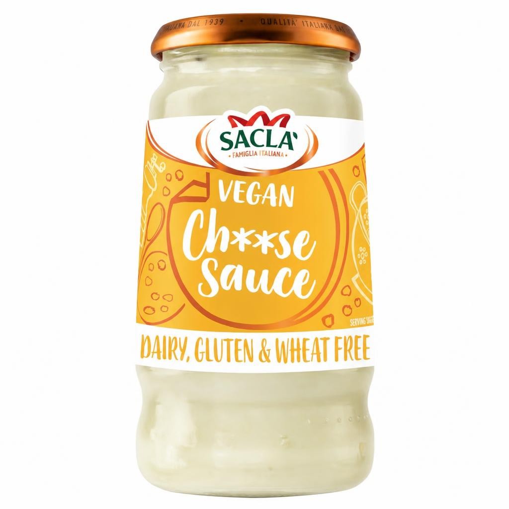 Sacla Vegan Cheese Flavoured White Sauce With Soya 350G