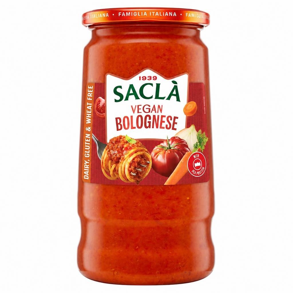 Sacla Bolognese Pasta Sauce With Pea Protein 350G