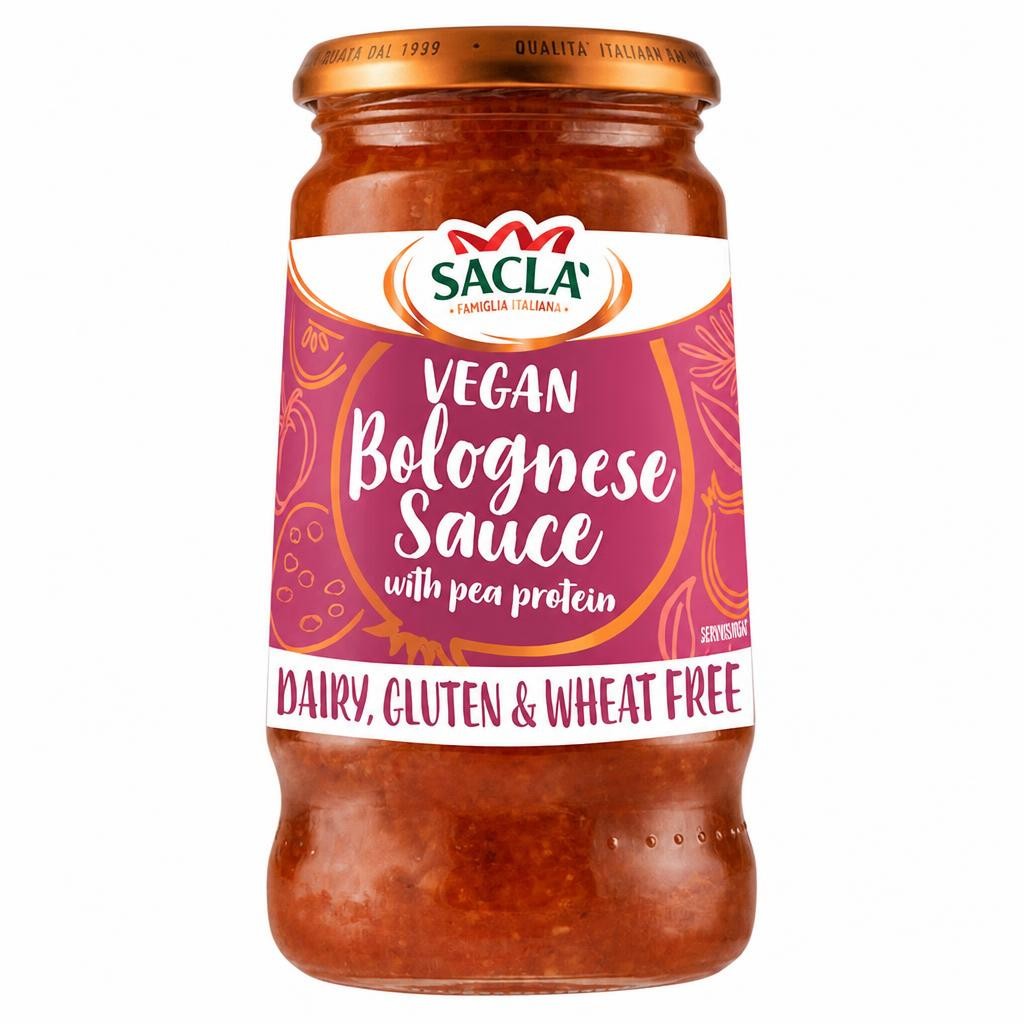 Sacla Bolognese Pasta Sauce With Pea Protein 350G