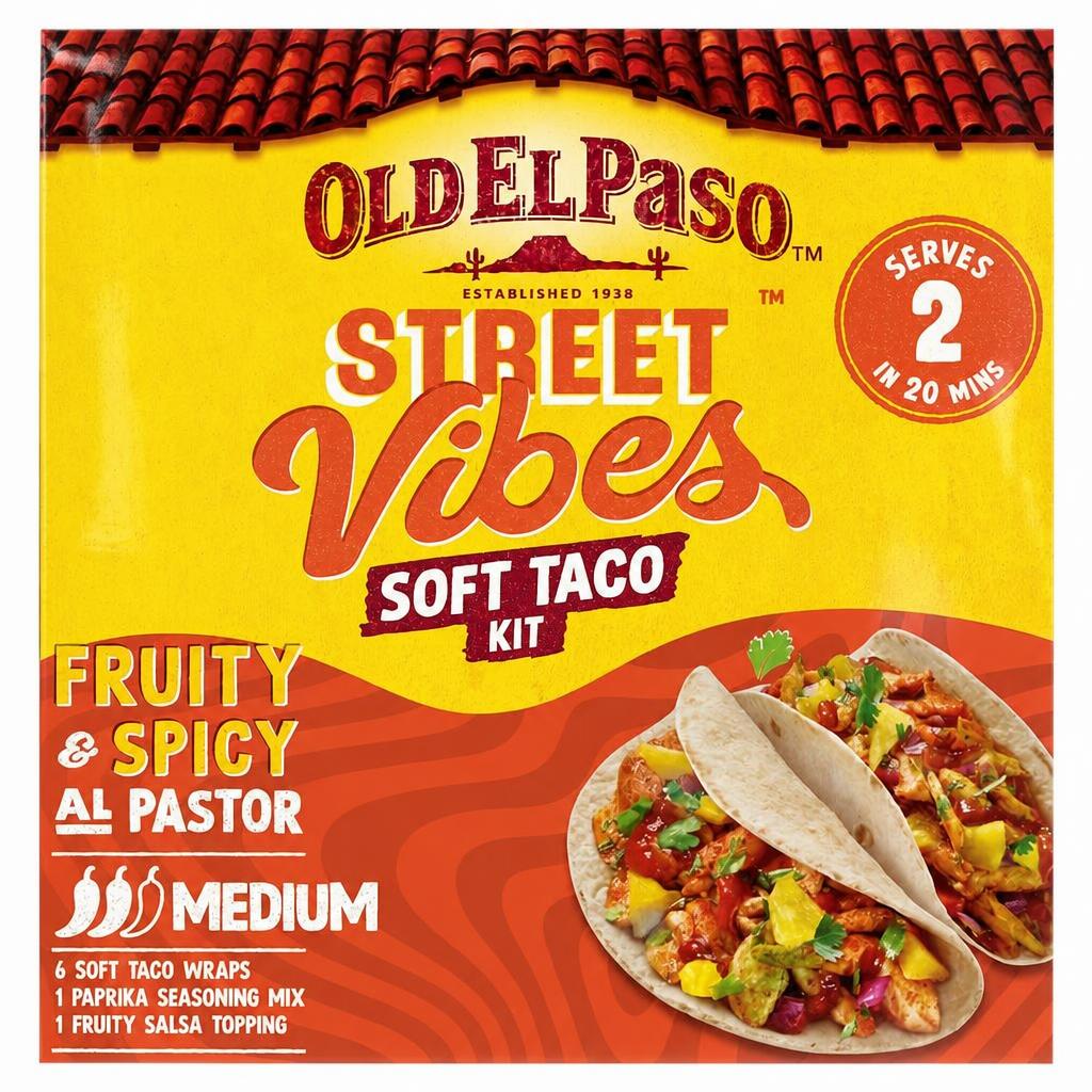 Old El Paso Street Vibes Soft Taco Kit - Al Pastor 257g