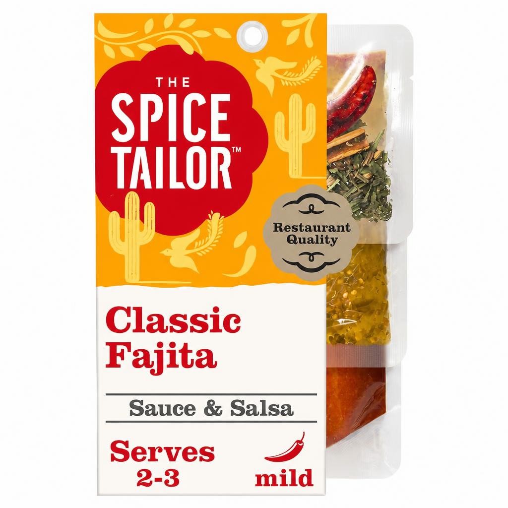 The Spice Tailor Mexican Classic Fajita Sauce and Salsa Kit 245g