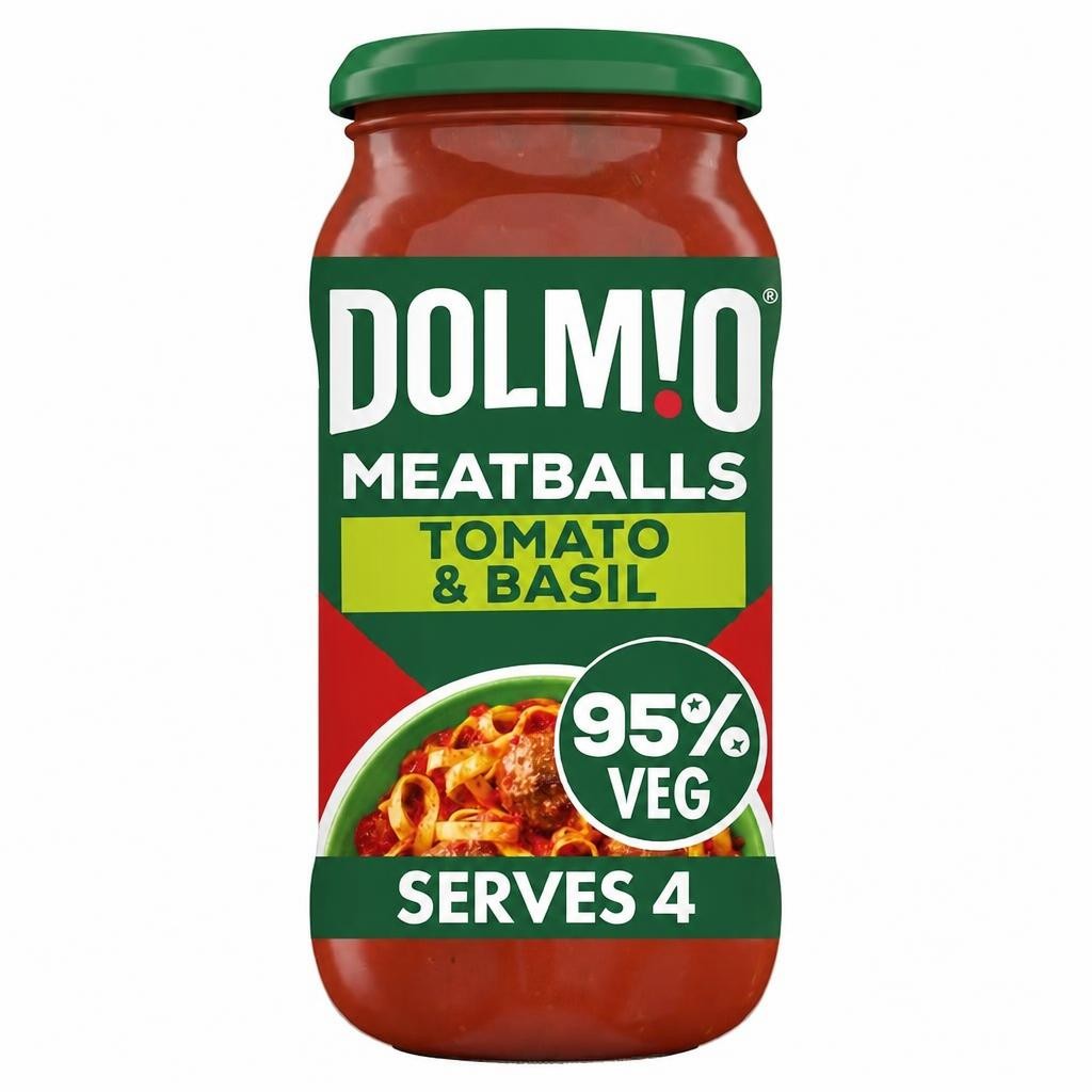 Dolmio Meatballs Tomato & Basil Red Pasta Sauce 450g