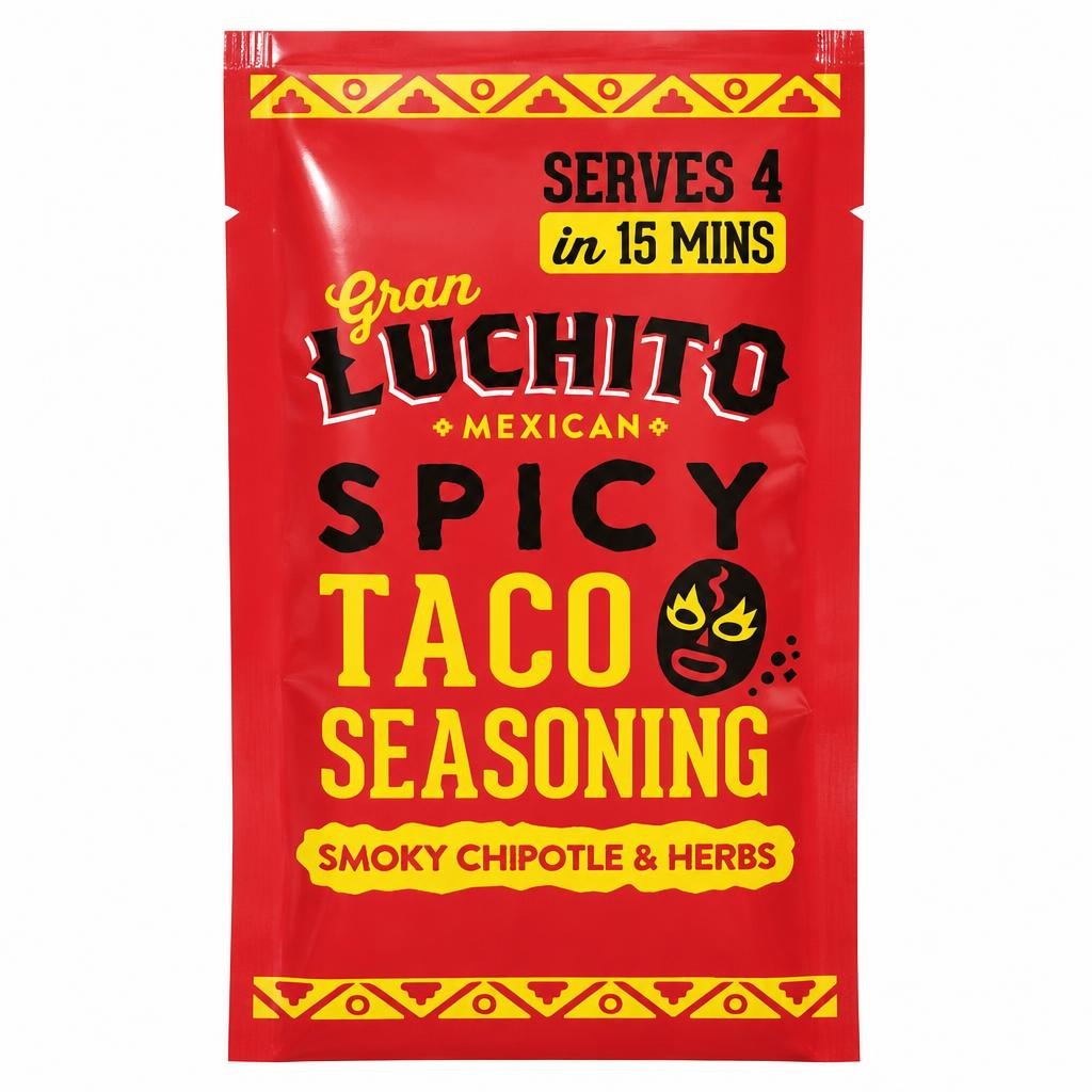 Gran Luchito Smoky Chipotle & Herbs Spicy Taco Seasoning 28g