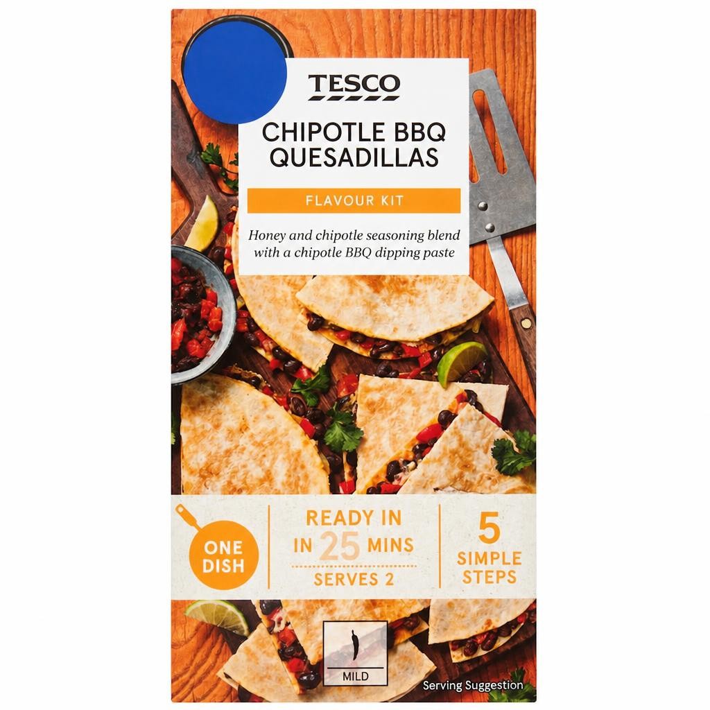 Tesco Chipotle BBQ Quesadilla Flavour Kit 40g