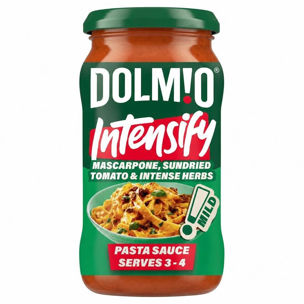 Dolmio Intensify Pasta Sauce Mascarpone, Sundried Tomato & Intense Herbs 400g
