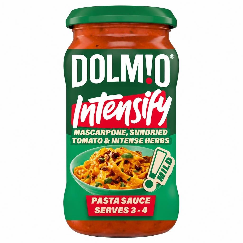Dolmio Intensify Pasta Sauce Mascarpone, Sundried Tomato & Intense Herbs 400g