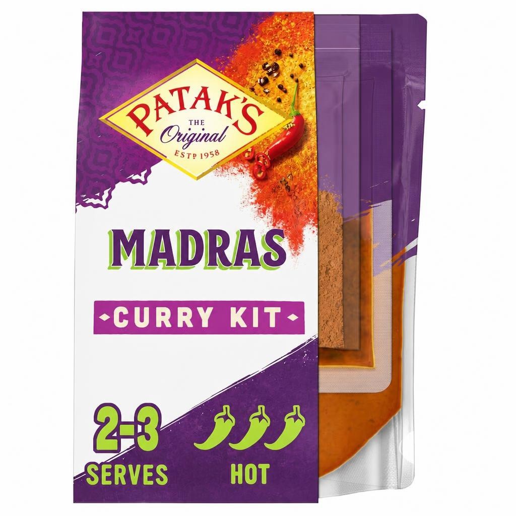 Patak's Madras Spicy & Tangy Curry Kit 270G