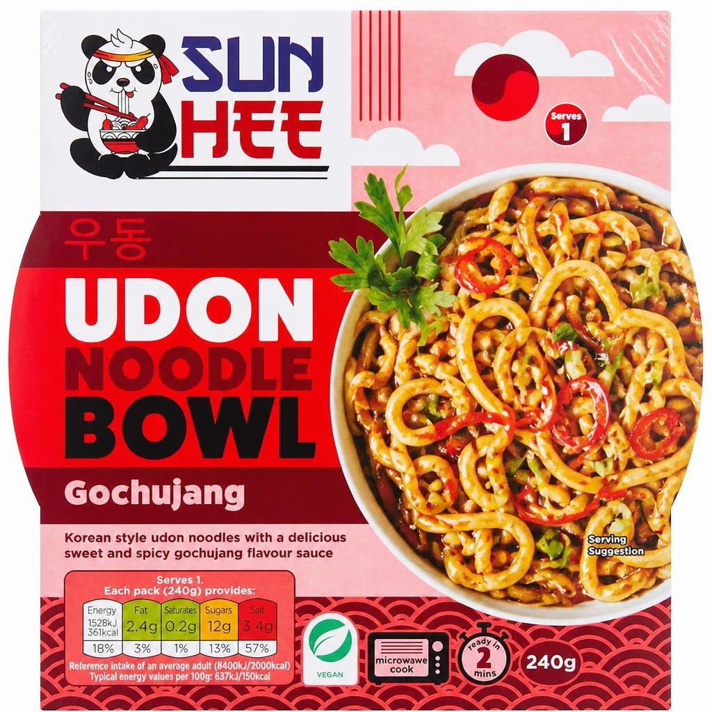 Sun Hee - Gochujang Udon Noodle Bowl 240g
