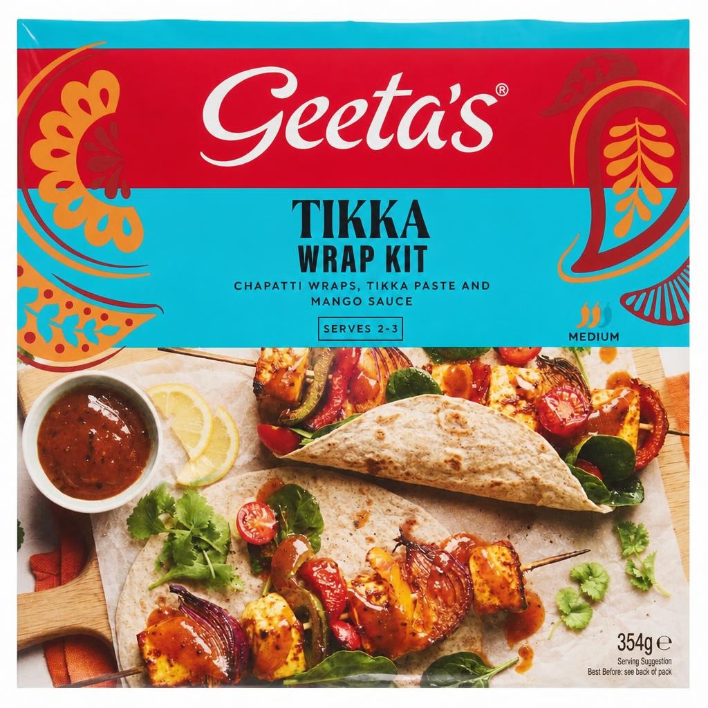 Geeta's Tikka Wrap Kit 354g