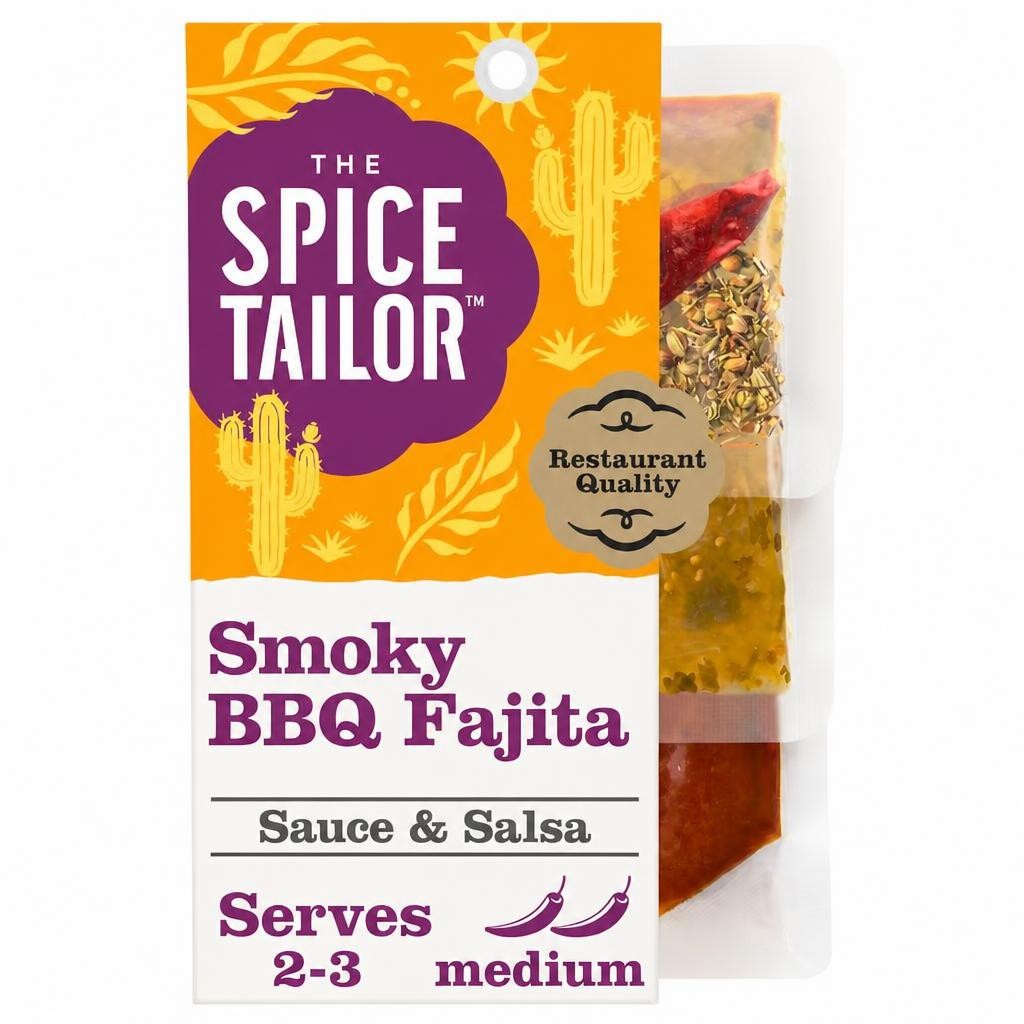 The Spice Tailor Mexican Smoky BBQ Fajita Sauce and Salsa Kit 245g