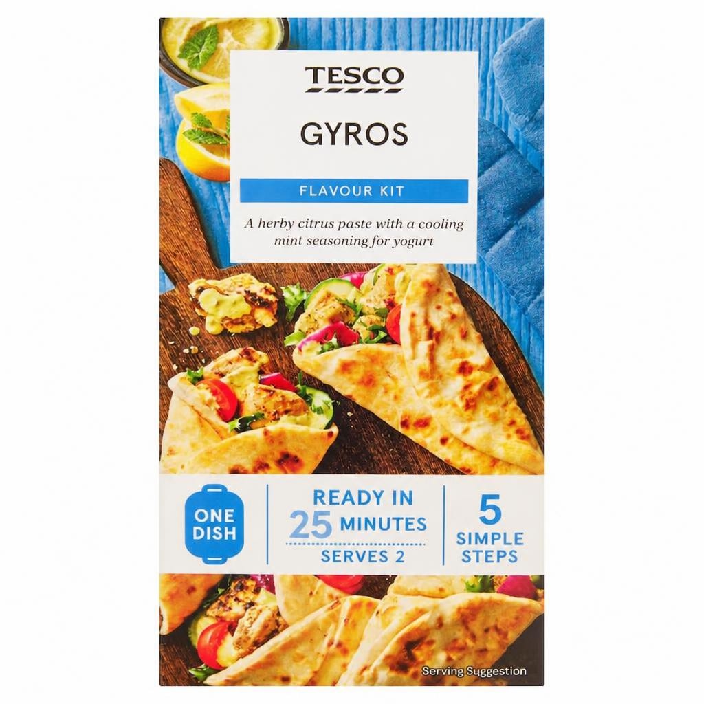 Tesco Gyros Flavour Kit 40g