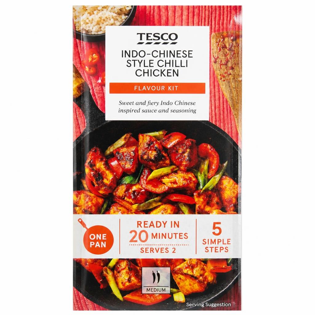 Tesco Indo Chinese Style Chilli Chicken Flavour Kit 34g