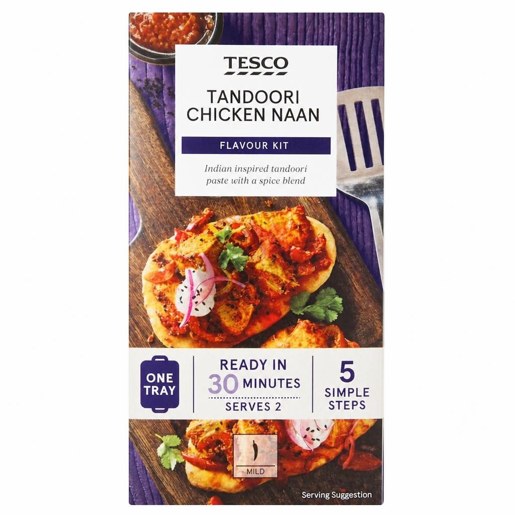 Tesco Tandoori Chicken Naan Flavour Kit 37g