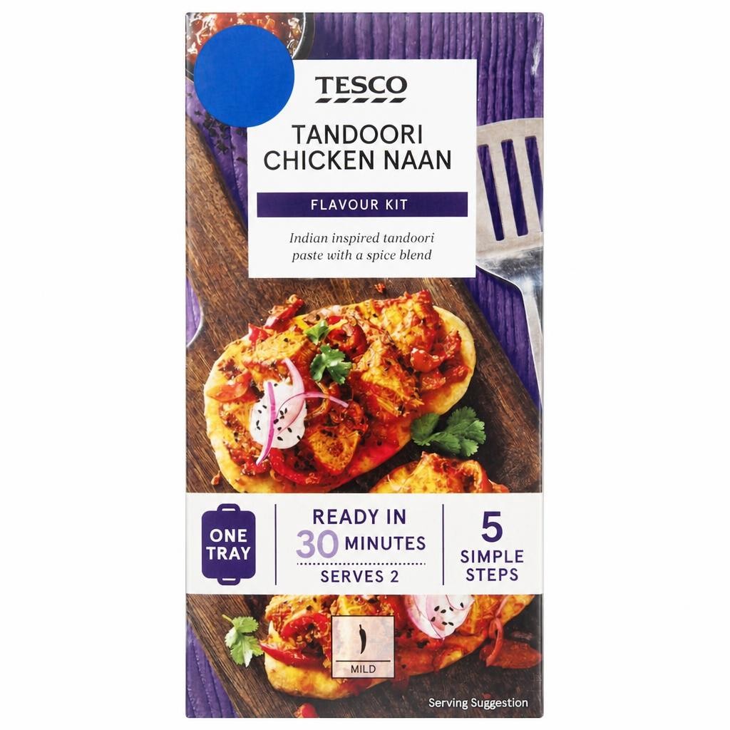 Tesco Tandoori Chicken Naan Flavour Kit 37g