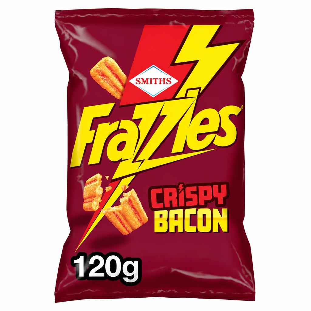 Smiths Frazzles Bacon Sharing Bag Crisps 120g