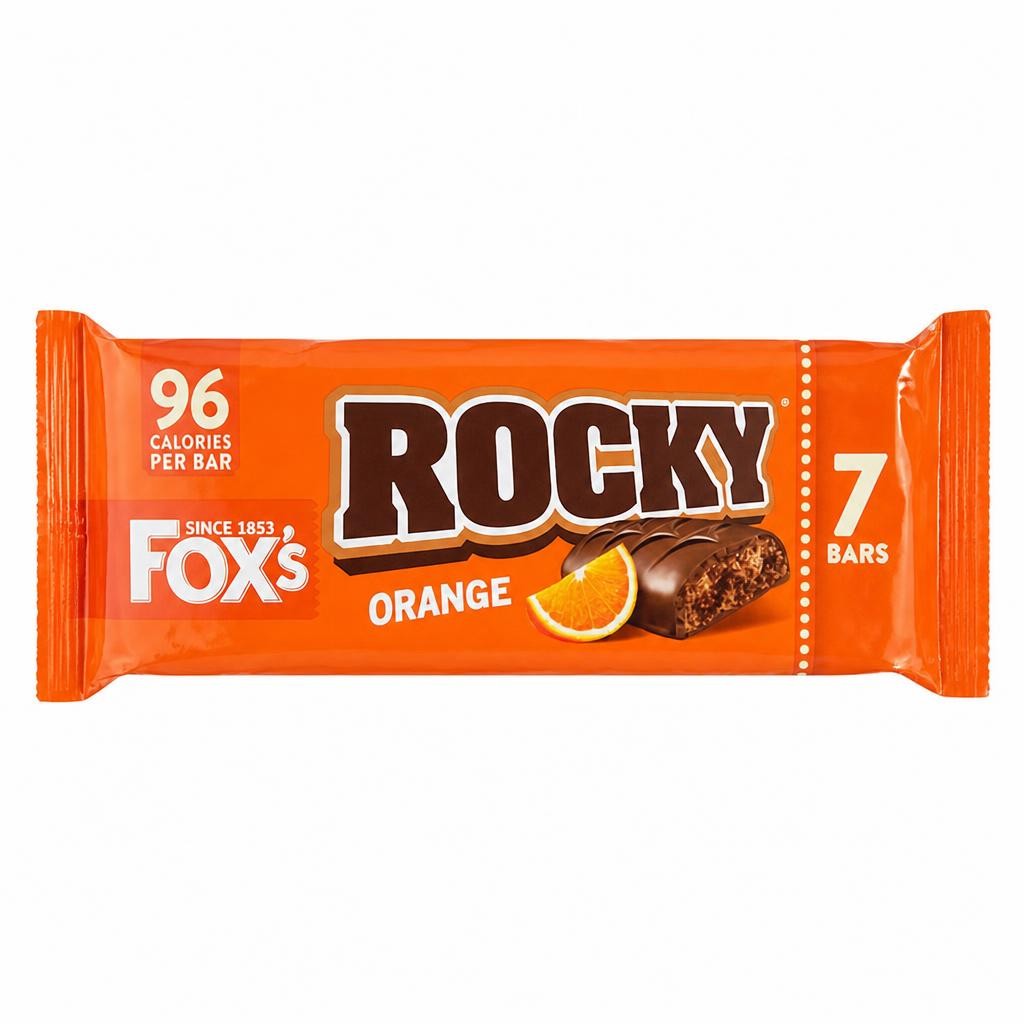 Fox's Rocky Orange Chocolate Biscuit Bars Multipack, 7 Pack 138g