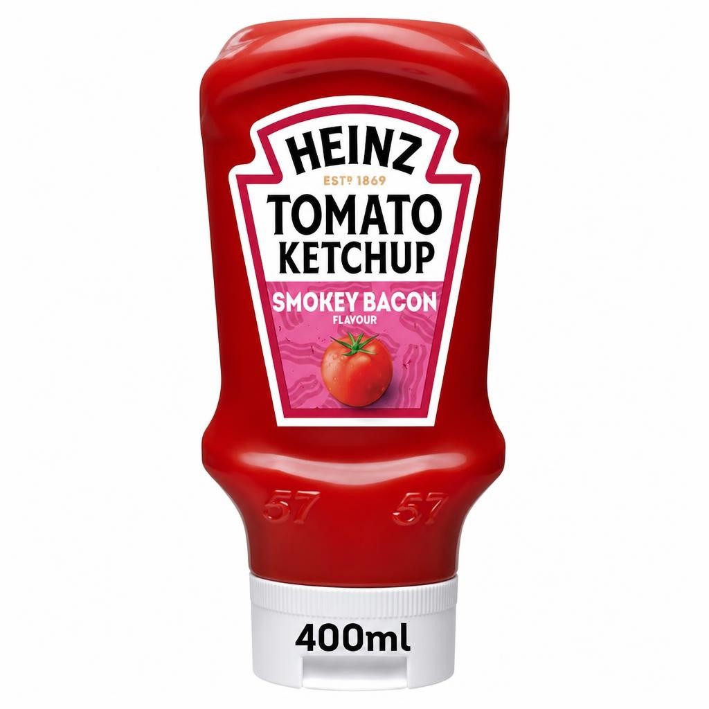 Heinz Tomato Ketchup Smokey Bacon Flavour 460g