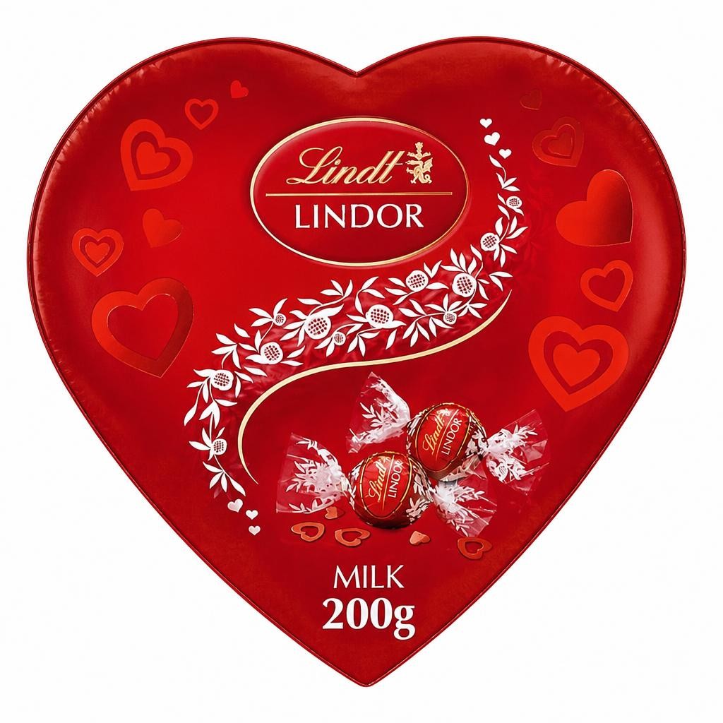 Lindt Lindor Milk Chocolate Heart 200G