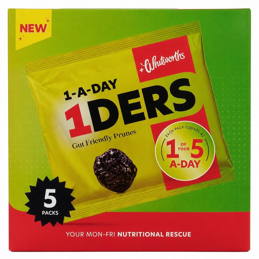 Whitworths 1-Ders Prunes 5x30g Multipack