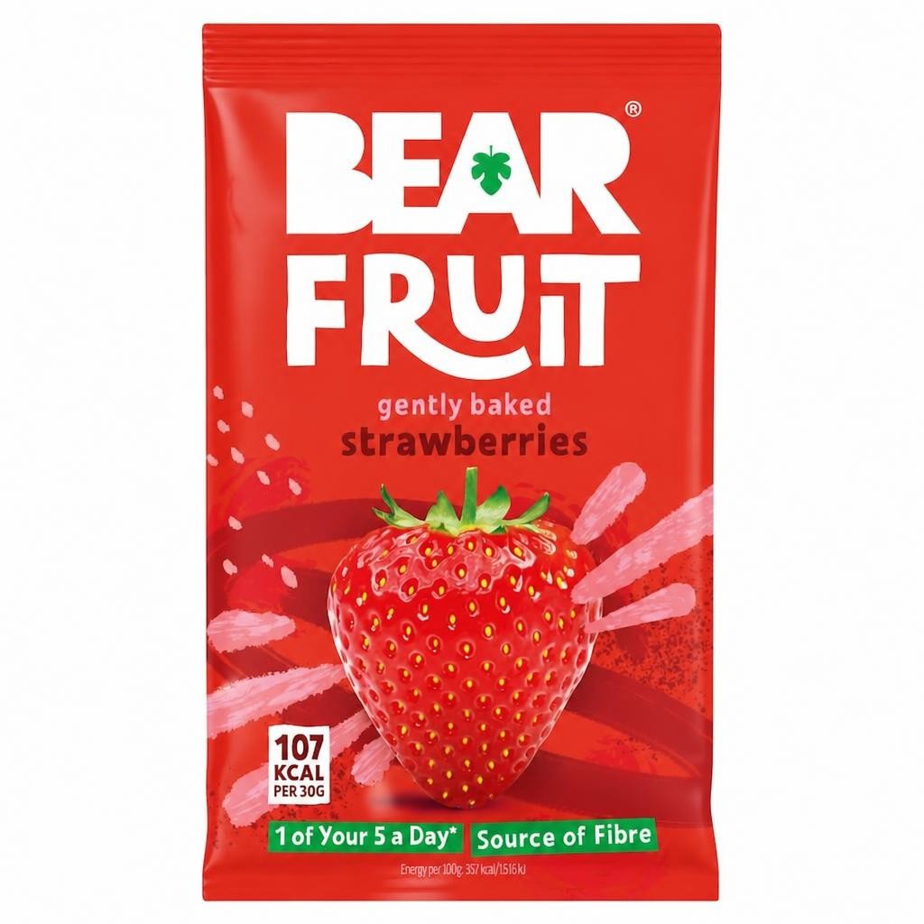 BEAR Fruit Dried Strawberries 90g