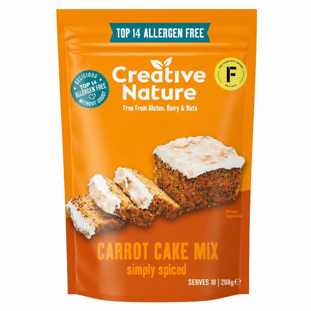 Creative Nature Free From Carrot Cake Mix 268g