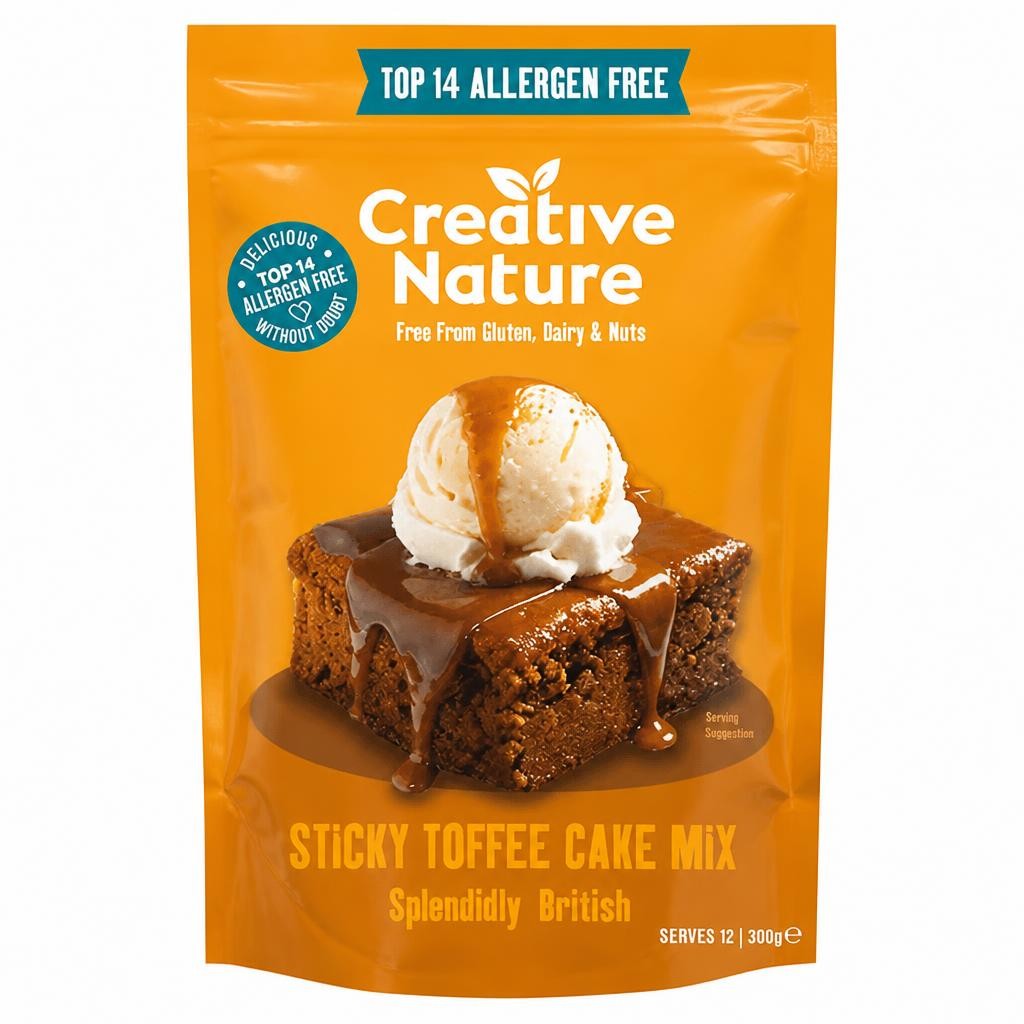 Creative Nature Free From Sticky Toffee Cake Mix 300g