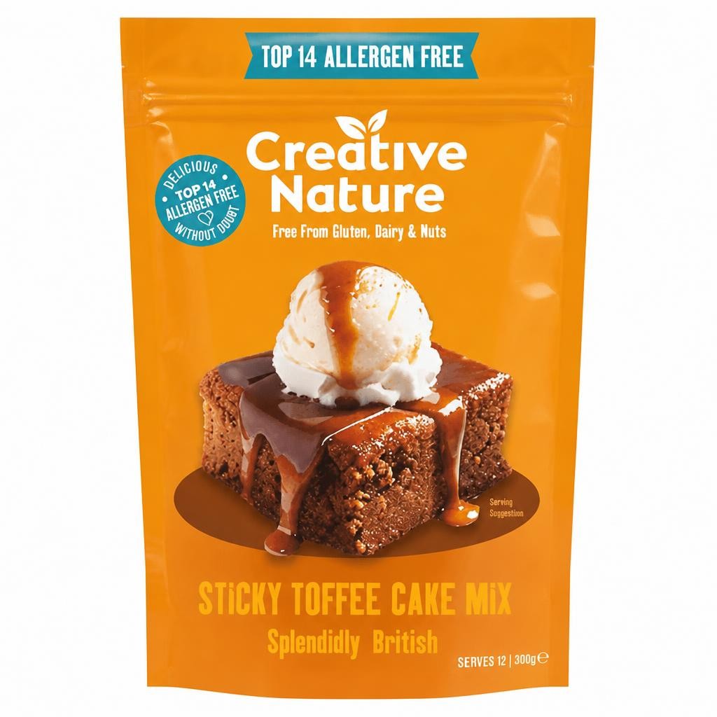 Creative Nature Free From Sticky Toffee Cake Mix 300g